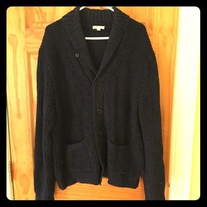 Navy Blue ‘grandpa’ sweater